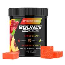 Gomas Pre-Workout Bounce Pro Shred Blend Sabor Framboesa e Pêssego Gomas Pre-Workout Bounce Pro Shred Blend Sabor Framboesa e Pêssego