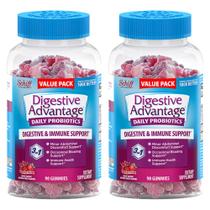 Gomas Probióticas Digestive Advantage - 180 Unidades (2 Frascos com 90 Cápsulas) - Para Homens e Mulheres Gomas Probióticas Digestive Advantage - 180 Unidades (2 Frascos com 90 Cápsulas) - Para Homens e Mulheres