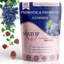 Gomas probióticas MATOP para equilíbrio do pH vaginal 90 unidades Gomas probióticas MATOP para equilíbrio do pH vaginal 90 unidades