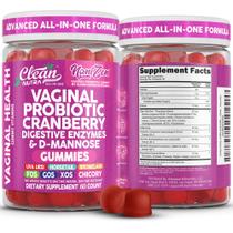 Gomas probióticas vaginais Clean Nutraceuticals Cranberry 60ct Gomas probióticas vaginais Clean Nutraceuticals Cranberry 60ct