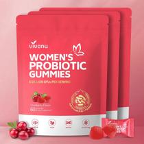 Gomas probióticas VivoNu para a saúde vaginal feminina, 60 unidades Gomas probióticas VivoNu para a saúde vaginal feminina, 60 unidades