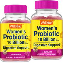 Gomas probióticas WellYeah para mulheres 10 bilhões de CFU 60 ct
