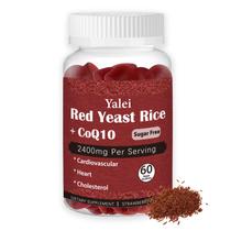 Gomas Yalei de Levedura de Arroz Vermelho com CoQ10, Sem Açúcar Gomas Yalei de Levedura de Arroz Vermelho com CoQ10, Sem Açúcar
