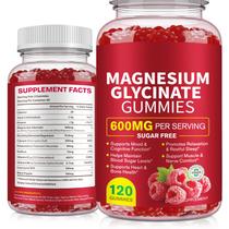 Gomitas de Glicinato de Magnesio Mariayu 600 mg Sin Azúcar 120 unidades