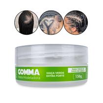 Gomma Pasta Modeladora Transparente Extra Forte Definição Prolongada Penteado Topete Fixação Antifrizz Maçã Verde 150g Yelsew