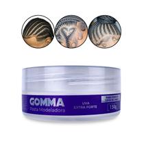 Gomma Pasta Modeladora Transparente Extra Forte Penteado Cabelos Definição Prolongada Antifrizz Uva 150g, Yelsew