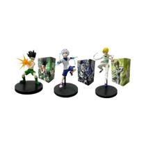 Gon Freecss Killua Zoldyck Kurapika Hunter X Hunter Anime Figuras De Ação Brinquedos Modelo