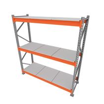 Gondola 1 mini porta pallet 250 kg 180x200x60 (CxLxP) cinza com laranja mini porta palete mini porta pallets paletes bandejas mdf branco Gondola 1 mini porta pallet 250 kg 180x200x60 (CxLxP) cinza com laranja mini porta palete mini porta pallets paletes bandejas mdf branco