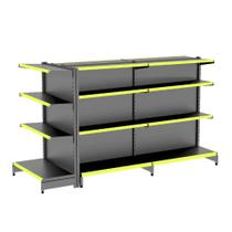 Gondola Centro 142 Amapa Flex Kit 2 Metros 1 Ponta Preto Am - Amapá