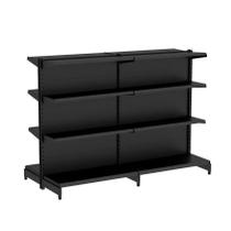 Gondola Centro 142 Amapa Flex Kit 2 Metros Preto Com Etiqueta - Amapá - 2261