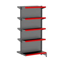 Gondola Centro 170 Amapa Flex Continuação Preto 10 Bandejas V - Amapá Gondola Centro 170 Amapa Flex Continuação Preto 10 Bandejas V - Amapá