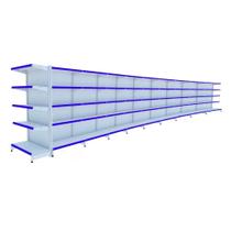 Gondola Centro 170 Amapa Flex Kit 9 Metros 1 Ponta Branco PE Az - Amapá