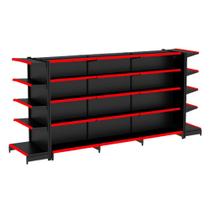 Gondola Centro 170 Fit Ate 3 Metros 2 Ponta Preto 40b Pe Vermelho Gondola Centro 170 Fit Ate 3 Metros 2 Ponta Preto 40b Pe Vermelho