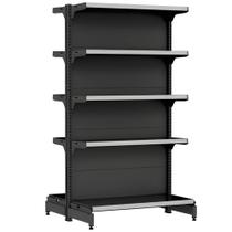 Gondola Fit 40 Centro 137X90x60 Preto - Amapa