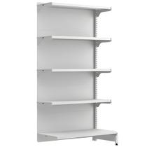 Gondola Fit 40 Continuaçao Parede 202X90x30cm Sem Porta Etiqueta Branco - Amapa