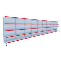 Gondola Parede 170 Amapa Flex Kit 9 Metros Branco PE Vm - Amapá Gondola Parede 170 Amapa Flex Kit 9 Metros Branco PE Vm - Amapá