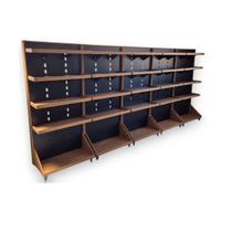 Gondola Parede 170 Madeirado Ate 5 Metros 25 Bandejas