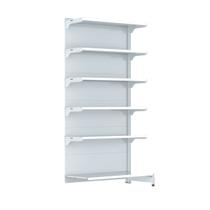 Gondola Parede 202 FIT Farmacia Continu 6 Bd Branco Pe Branco