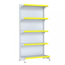 Gondola Parede 202 Fit Inicial Branco 5 Bandeja Pe Amarelo