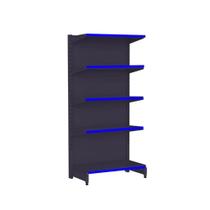 Gondola Ponta 170 Amapa Flex Preto 5 Bandejas Pe Az - Amapá