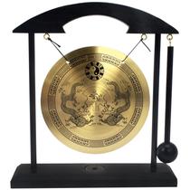 Gongo de Mesa Fengshuibringluck FH1302 21x19x5cm Dourado Gongo de Mesa Fengshuibringluck FH1302 21x19x5cm Dourado