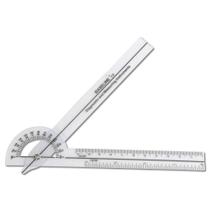 Goniômetro Baseline 12-1005 Plástico transparente de 180 graus de 6 cm Goniômetro Baseline 12-1005 Plástico transparente de 180 graus de 6 cm