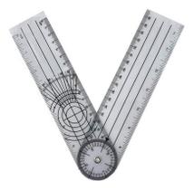 Goniômetro Em Pvc 35 Cm Para Medir Angulação Da Amplitude