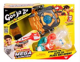 Goo Jit Zu Mega Lançador Com 3 Goo Slingers Goo Jit Zu Mega Lançador Com 3 Goo Slingers