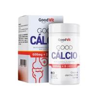 Good Cálcio 600mg + Vit D 400ui - 60 cápsulas - Good Vit Good Cálcio 600mg + Vit D 400ui - 60 cápsulas - Good Vit