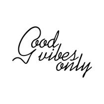 Good Vibes Only - Adesivo De Parede