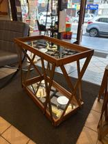 Goods Barzinho Retangular 42x82x74cm Cor 01 C/espelho Prata