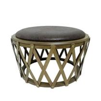 Goods Puff Tamborete Reverso Marrom 43x80x80 158023