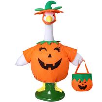 Goose Outfit Pextian Pumpkin para varanda de Halloween 58 cm Goose Goose Outfit Pextian Pumpkin para varanda de Halloween 58 cm Goose