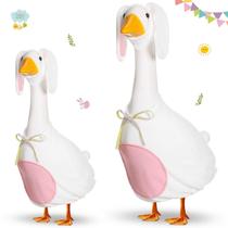 Goose Outfit SilTriangle Easter Bunny 58 cm e 43 cm de tecido