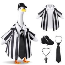 Goose Statue Referee Porch, roupa Watayo, 4 peças de Halloween Goose Statue Referee Porch, roupa Watayo, 4 peças de Halloween