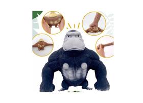 Gorila 15cm Grande Esmaga Antiestresse Macaco Estica Braço Gorila 15cm Grande Esmaga Antiestresse Macaco Estica Braço