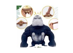 Gorila 15Cm Grande Esmaga Antiestresse Macaco Estica Braço
