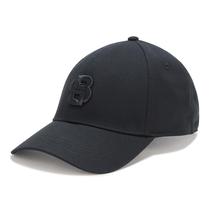 Gorra BOSS con Logo Centrado en Negrita, Tela Twill Negra Carbón, Talla Única