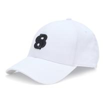 Gorra BOSS con Logo Central Audaz en Sarga Blanco Polvo Talla Única