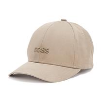 Gorra BOSS con Logo Central en Negrita de Sarga en Verde Menta