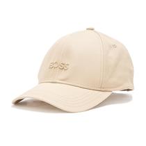 Gorra BOSS con logo central en relieve, color beige desierto, talla única Gorra BOSS con logo central en relieve, color beige desierto, talla única