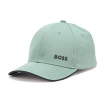 Gorra BOSS con Logo Grueso de Algodón Twill en Verde Menta Gorra BOSS con Logo Grueso de Algodón Twill en Verde Menta