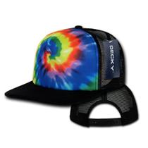 Gorra DECKY con Estampado Tie Dye Arcoíris estilo Trucker