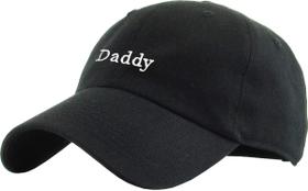 Gorra KBETHOS Daddy Dad Ajustable de Algodón Negra Gorra KBETHOS Daddy Dad Ajustable de Algodón Negra