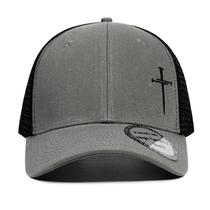 Gorra MEGOTEKO Jesús Cruz de Clavos Cristiana Plata Negra Gorra MEGOTEKO Jesús Cruz de Clavos Cristiana Plata Negra