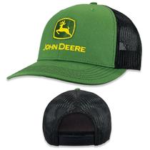 Gorra Trucker de Béisbol John Deere Verde y Negra