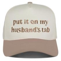 Gorra Trucker Divertida Ajustable Estilo Vintage "Ponlo a Cuenta de Mi Marido"