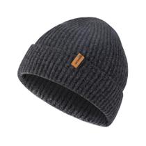 Gorro ACUSHLA de Lã Merino com Aba XL-XXL Cinza Escuro