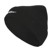 Gorro adidas Script para mulheres, preto, acrílico, tricotado para o inverno