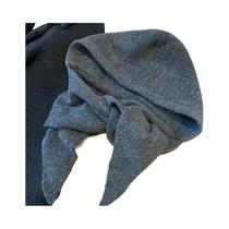 Gorro Balaclava Feminino Quente E Grosso Com Cachecol Integrado - Acessório De Inverno Tricotado